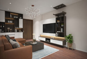 thiết kế thi công nội thất căn hộ chưng cư vinhomes smart city