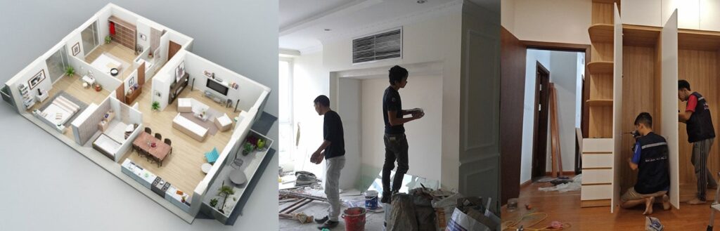 thiết kế thi công nội thất tại hà nội