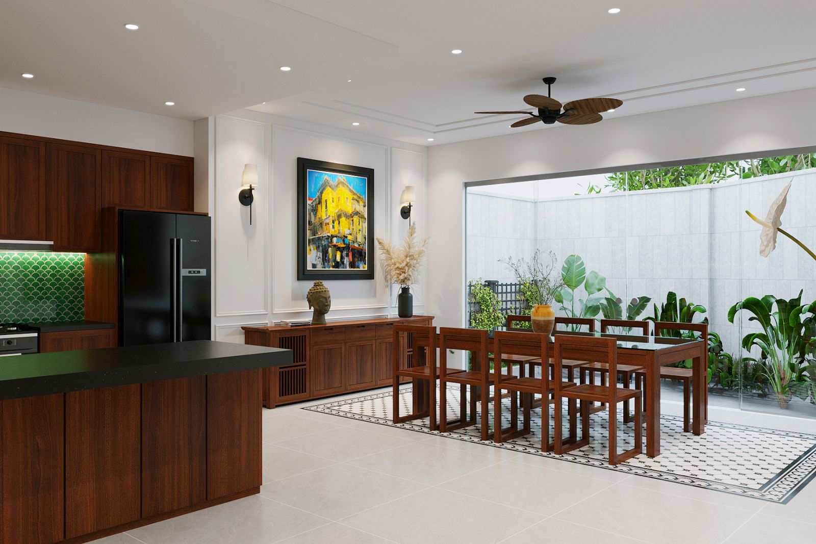 Thiết kế thi công nội thất nhà phố tại Hà Nội